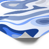 Vloeibaar oppervlak 10 poster (Hoek)