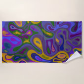 Vloeibaar oppervlak 11 strandlaken (Voorkant)