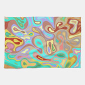 Vloeibaar oppervlak 12 theedoek (Horizontaal)