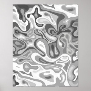 Vloeibaar oppervlak 13 poster