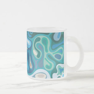 Vloeibaar oppervlak 1 matglas koffiemok