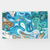 Vloeibaar oppervlak 1 spandoek (Horizontaal)