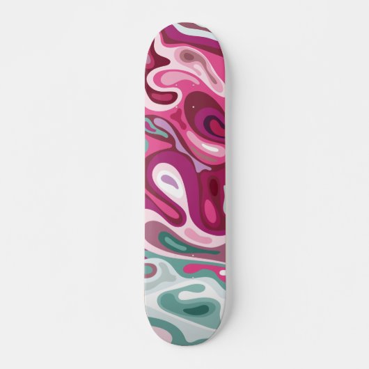 Vloeibaar oppervlak 3 persoonlijk skateboard (Voorkant)
