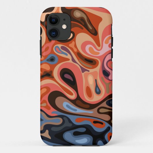 Vloeibaar oppervlak 4 Case-Mate iPhone case (Achterkant)