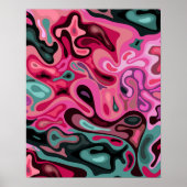 Vloeibaar oppervlak 5 poster (Voorkant)