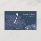 Vloeibaar petaalontwerp, Floral Visitekaartje (Voorkant)