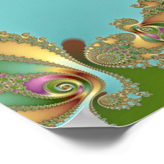 Vloeibaar Poster (Hoek)