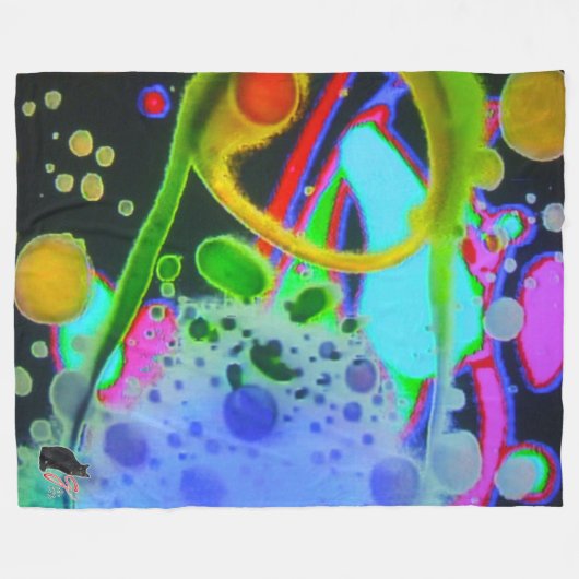 Vloeibaar Repose Fleece Blanket Deken (Voorkant (Horizontaal))