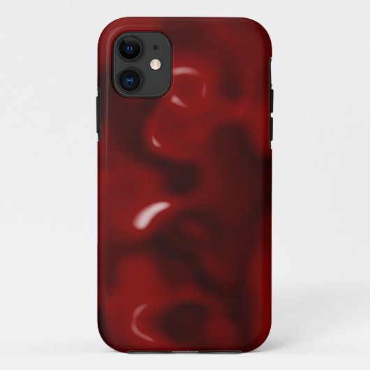 vloeibaar rood Case-Mate iPhone case (Achterkant)