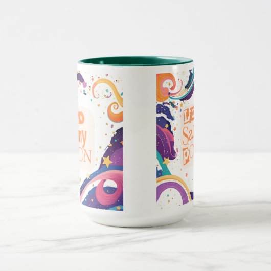 vloeibaar sanitair drankje mok (Midden)