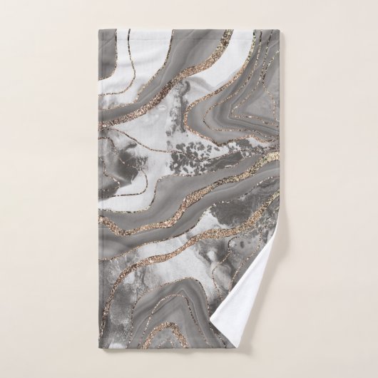 Vloeibaar schoeisel Glitter Glam #4 (Faux Glitter) Bad Handdoek (Handdoek)