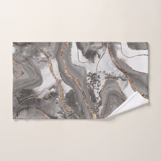 Vloeibaar schoeisel Glitter Glam #4 (Faux Glitter) Bad Handdoek (Handdoek)