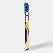 Vloeibaar verf Marmerend effect  Case-Mate iPhone Case (Achterkant / Links)