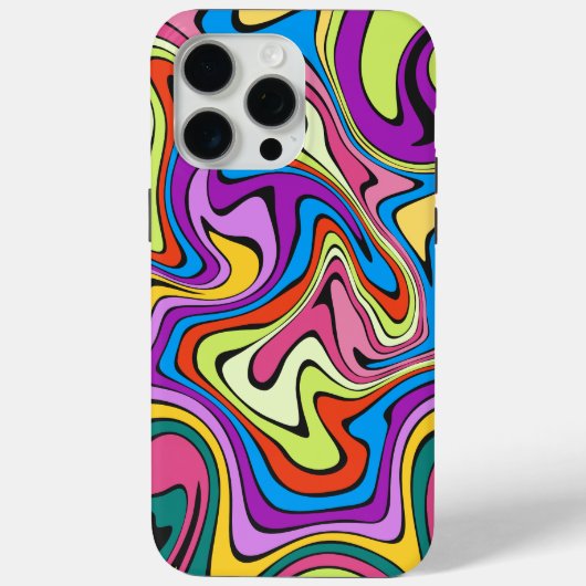 Vloeibaar verf Marmerend effect Case-Mate iPhone Case (Achterkant)