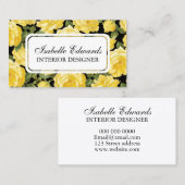 Vloeibaar vintage visitekaartje roos (Voorkant / Achterkant)