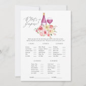 Vloeibaar Vrijgezellenfeest Kaart (Voorkant)