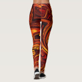 Vloeibaar vuur leggings (Achterkant)