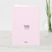 Vloeibaar Wenskaart met flessenvulling Kaart (Achterkant)