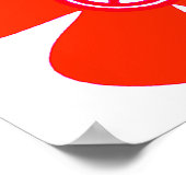 Vloeibaarheidsteken Poster (Hoek)