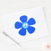 Vloeibaarheidsteken Ronde Sticker (Envelop)