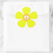 Vloeibaarheidsteken Ronde Sticker (Tas)