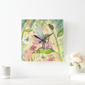 Vloeibaarmoeder en laestrand vierkante klok (Huis)