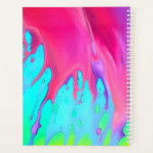 Vloeibare aangepaste naamplaatje planner (Achterkant)