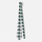 Vloeibare aarde in sneeuwwereldbol stropdas (Voorkant)