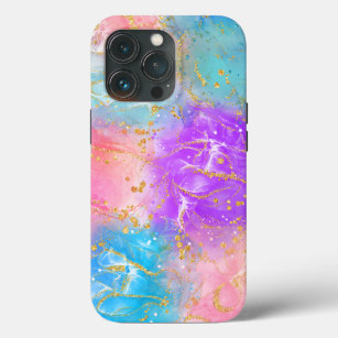 Vloeibare Abstracte alcohol Inkt Gold Case-Mate iPhone Case