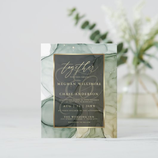 Vloeibare Abstracte inkt met rijke aarde (Staand voorkant)