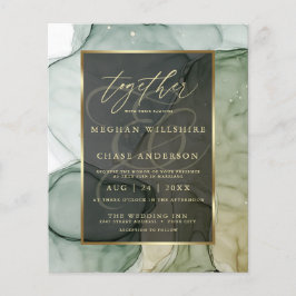 Vloeibare Abstracte inkt met rijke aarde