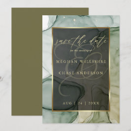 Vloeibare Abstracte inkt met rijke aarde Kaart