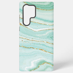 Vloeibare abstracte marmer in pastelkleuren samsung galaxy hoesje