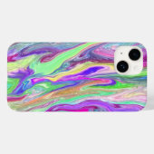 Vloeibare Abstracte wervelkolom Case-Mate iPhone Case (Achterkant (horizontaal))
