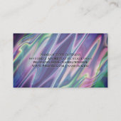 vloeibare achtergrond visitekaartje (Achterkant)