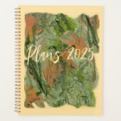 Vloeibare acrylverf op een planner (Voorkant)