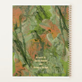 Vloeibare acrylverf op een planner (Achterkant)