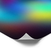 Vloeibare beweging en energie poster (Hoek)