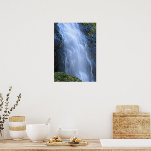 "Vloeibare beweging" Poster (Keuken)