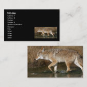 Vloeibare beweging visitekaartje (Voorkant / Achterkant)