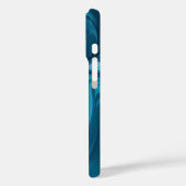Vloeibare Blauwe Energie – Abstracte Stroom Ontwer Case-Mate iPhone Case (Achterkant / Links)