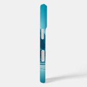 Vloeibare Blauwe Energie – Abstracte Stroom Ontwer Case-Mate iPhone Case (Achterkant / Rechts)