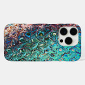 Vloeibare blauwe gel Abstract Case-Mate iPhone Case (Achterkant (horizontaal))