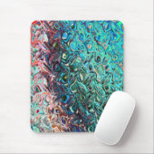 Vloeibare blauwe gel Abstract Muismat (Met muis)