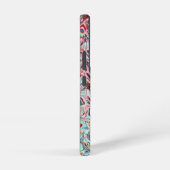 Vloeibare blauwe gel Abstract Samsung Galaxy Hoesje (Rechterkant)