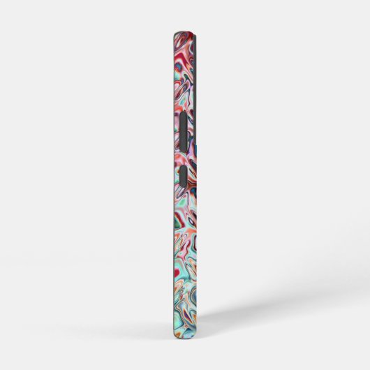 Vloeibare blauwe gel Abstract Samsung Galaxy Hoesje (Rechterkant)