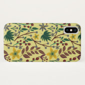 Vloeibare bloemen, bladeren, takken, naadloos, van Case-Mate iPhone case (Achterkant (horizontaal))