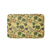Vloeibare bloemen en vlinderbloemigen, naadloos badmat (Voorkant)