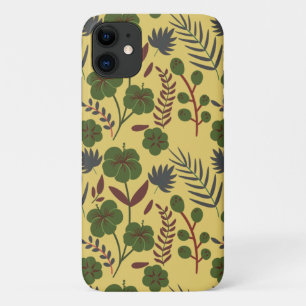 Vloeibare bloemen en vlinderbloemigen, naadloos Case-Mate iPhone case