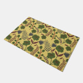 Vloeibare bloemen en vlinderbloemigen, naadloos deurmat (Schuin)